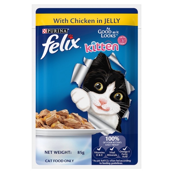 Purina Felix Kitten Jelly - Chicken (85 g)