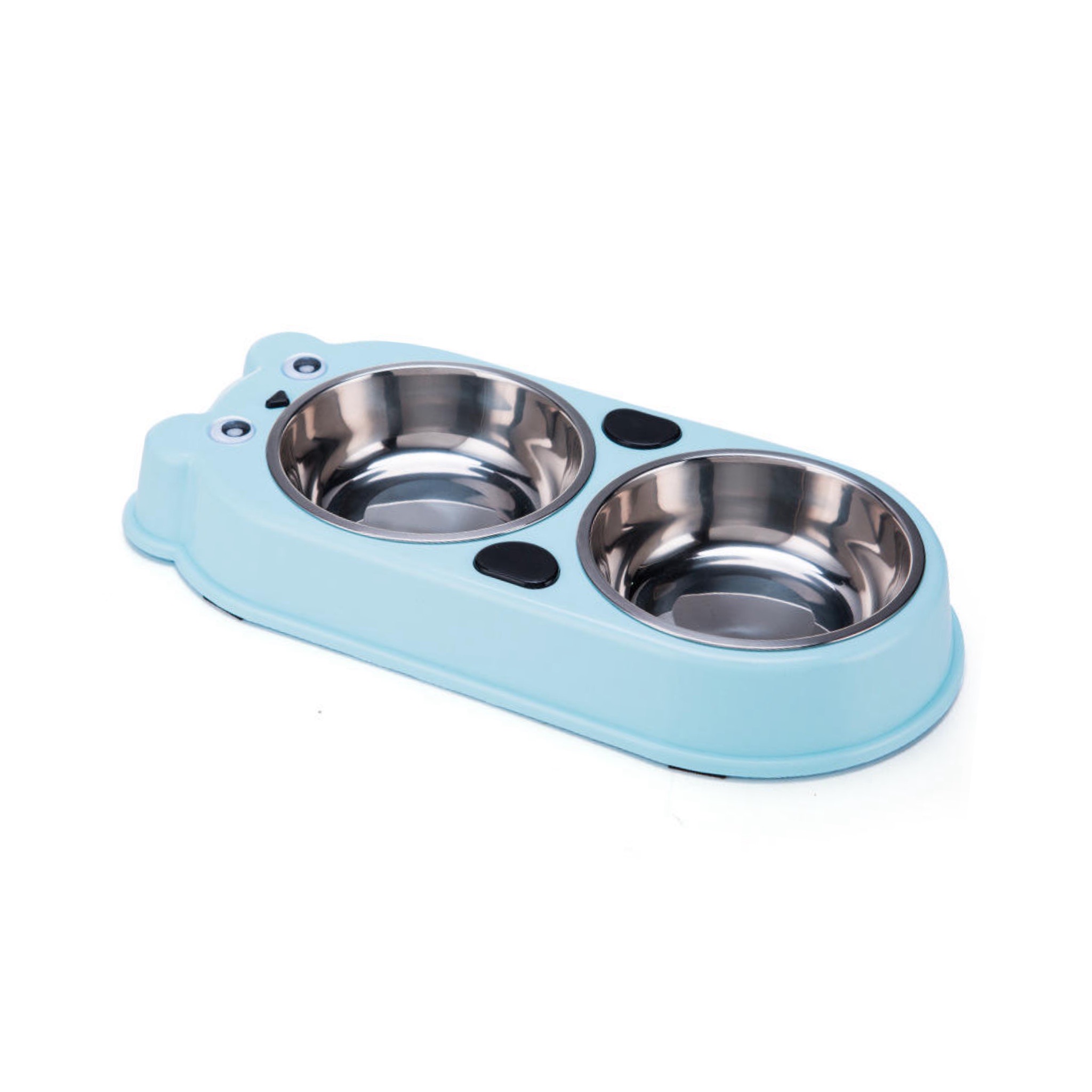 Panda Double Steel Bowl