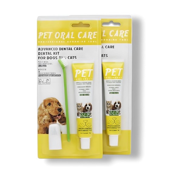 Pets Toothbrush with Toothpaste