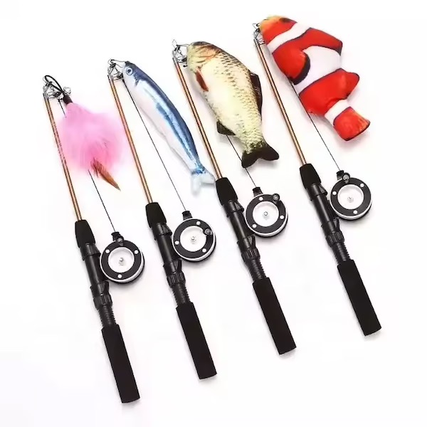 Fish Rod Playing Toy Stick